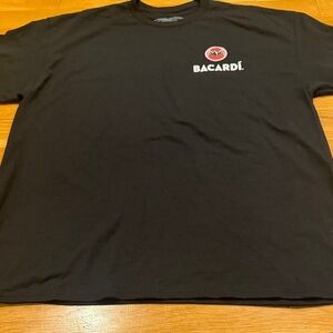 Bacardi men’s short sleeve tshirt size xlarge.